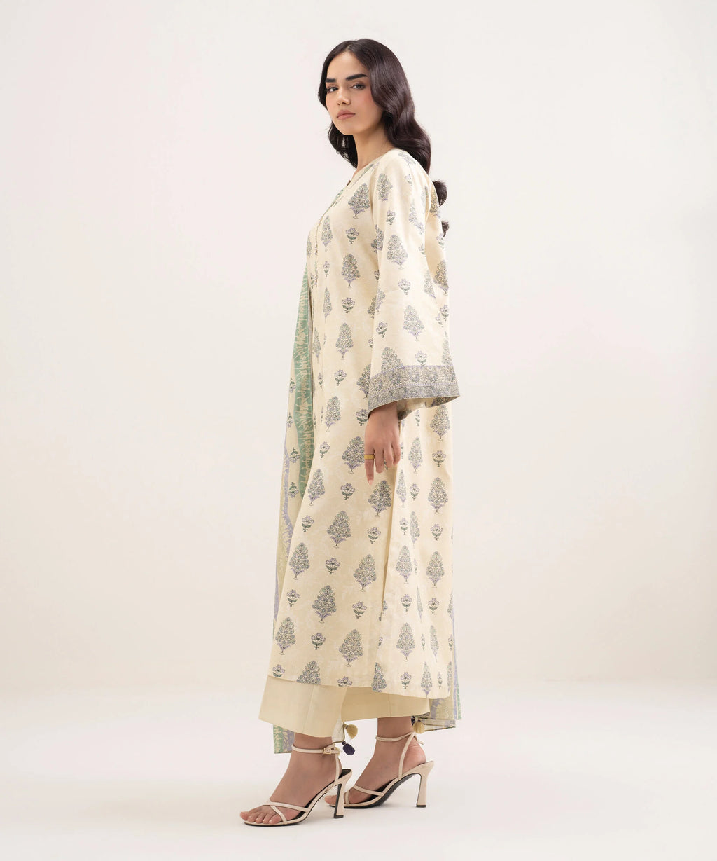 3 Piece - Printed Lawn Suit
