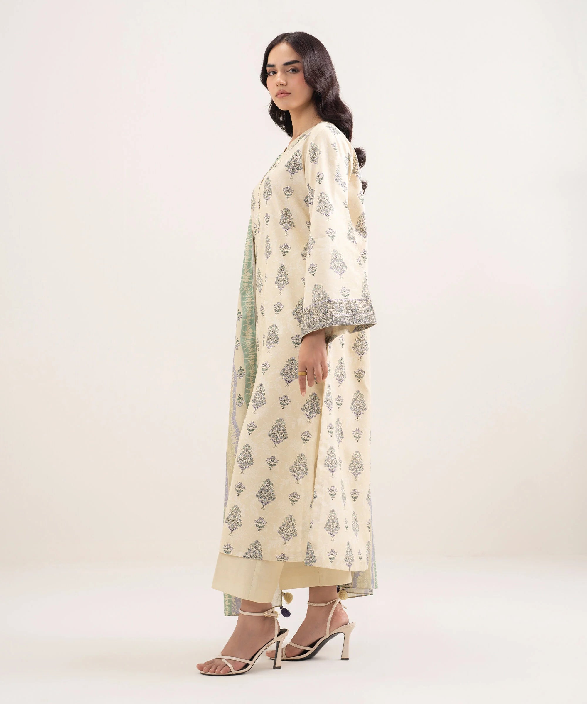 3 Piece - Printed Lawn Suit