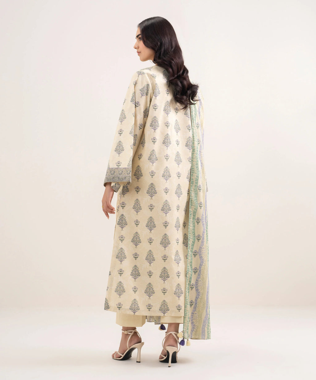 3 Piece - Printed Lawn Suit