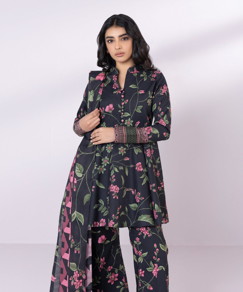 3 Piece - Printed Lawn Suit