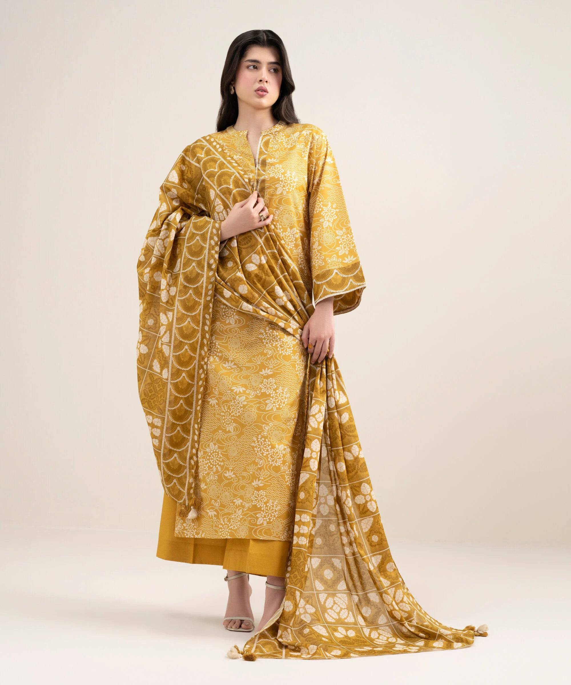 3 Piece - Printed Lawn Suit