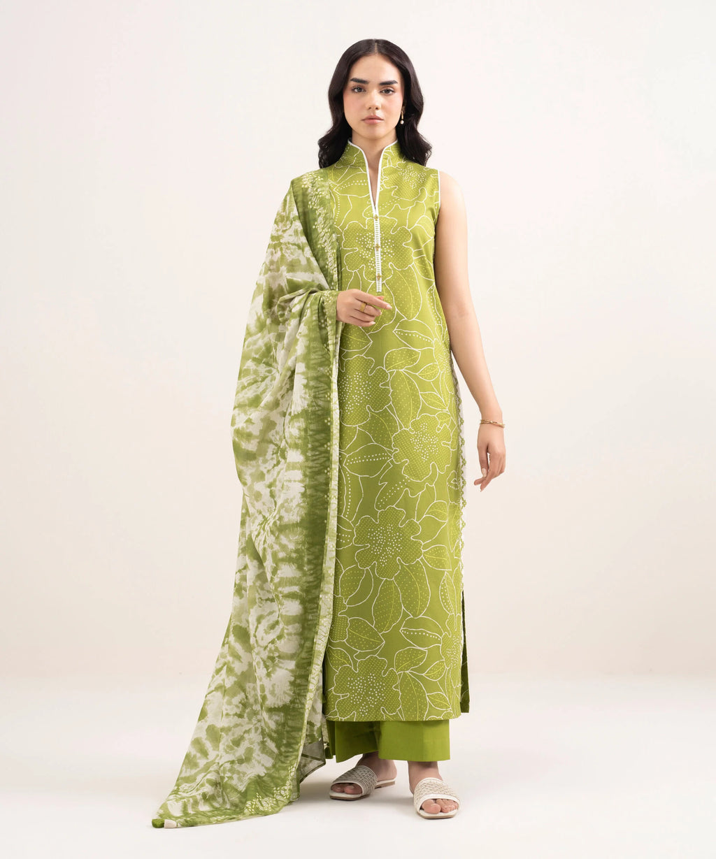 3 Piece - Printed Lawn Suit