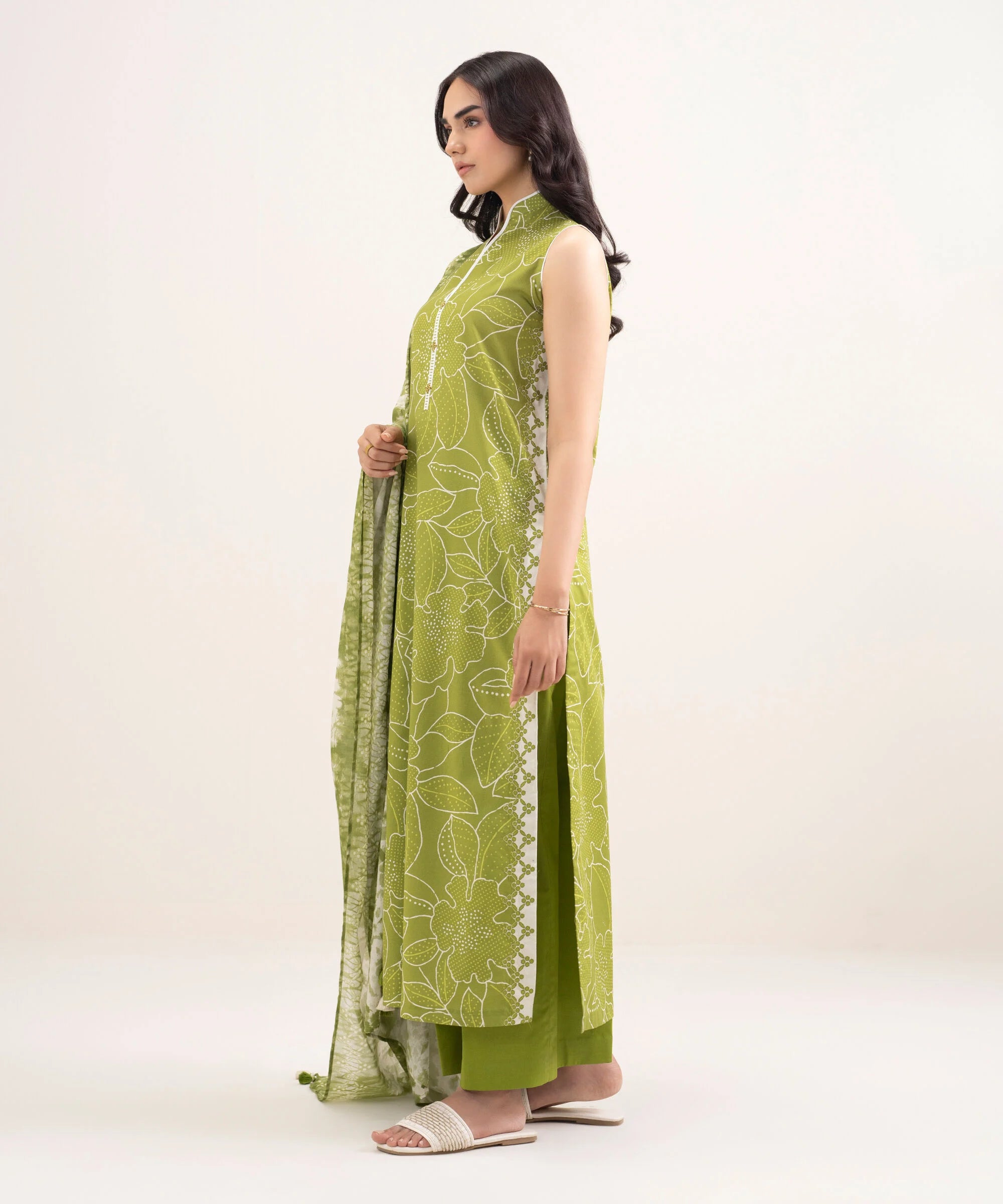 3 Piece - Printed Lawn Suit