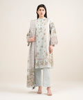 3 Piece - Printed Zari Lawn Suit