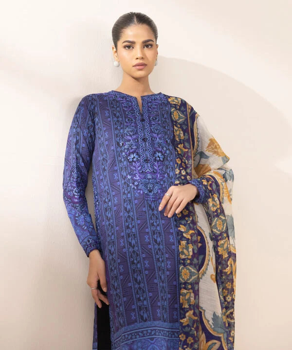 3 Piece - Embroidered Lawn Suit