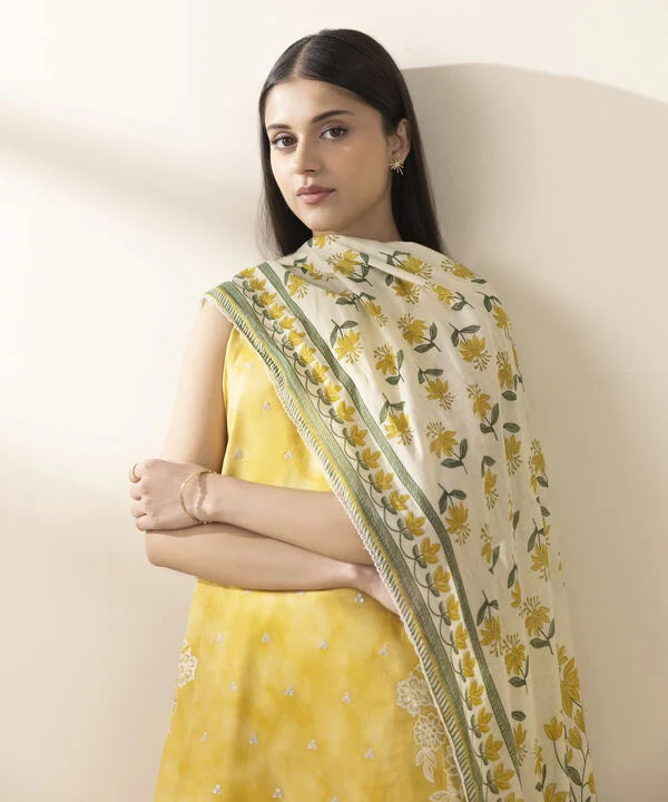 3 Piece - Embroidered Lawn Suit