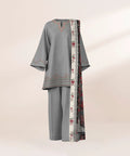 3 Piece - Embroidered Khaddar Suit