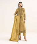 3 Piece - Embroidered Cotton Suit
