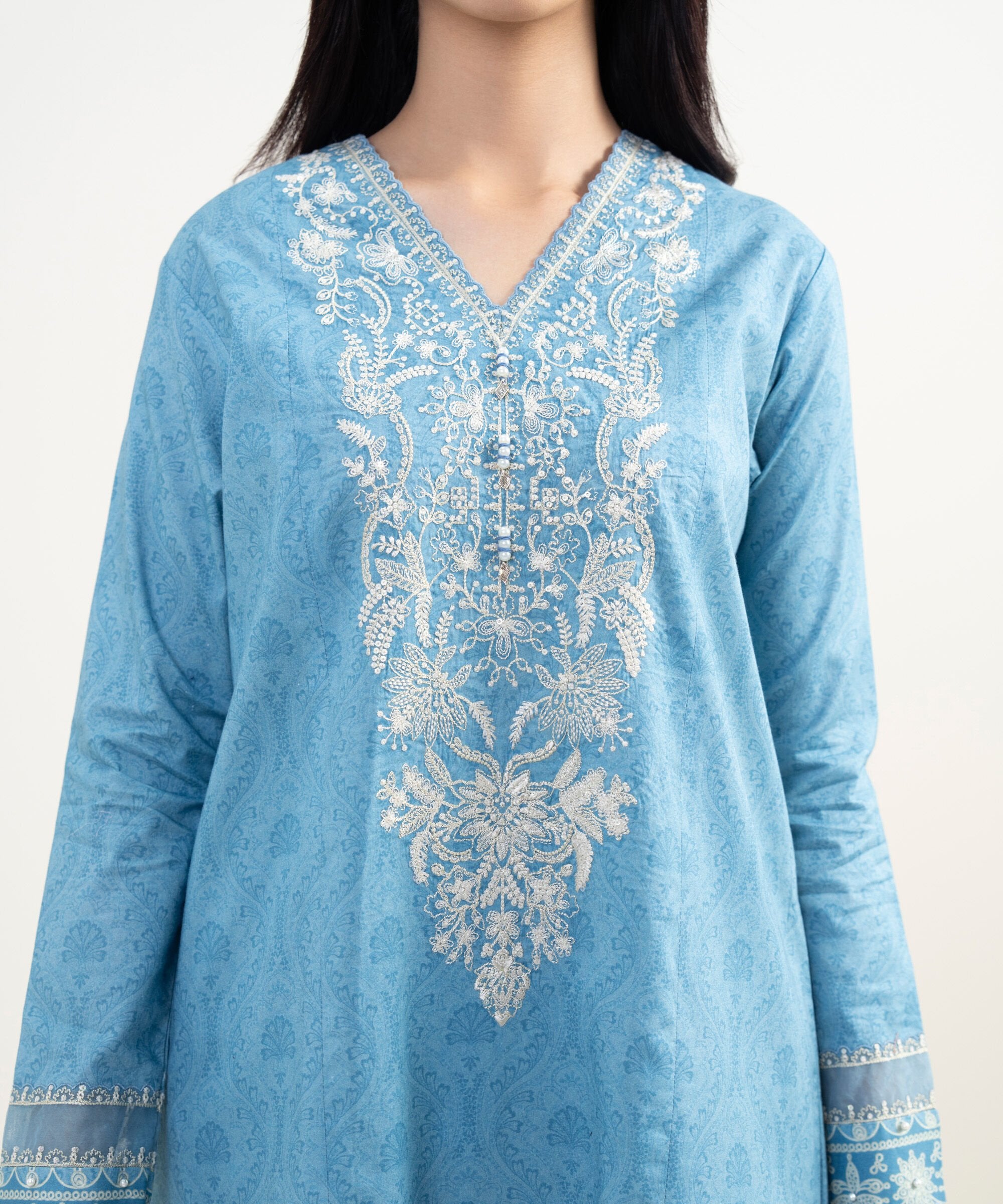 3 Piece - Embroidered Lawn Suit