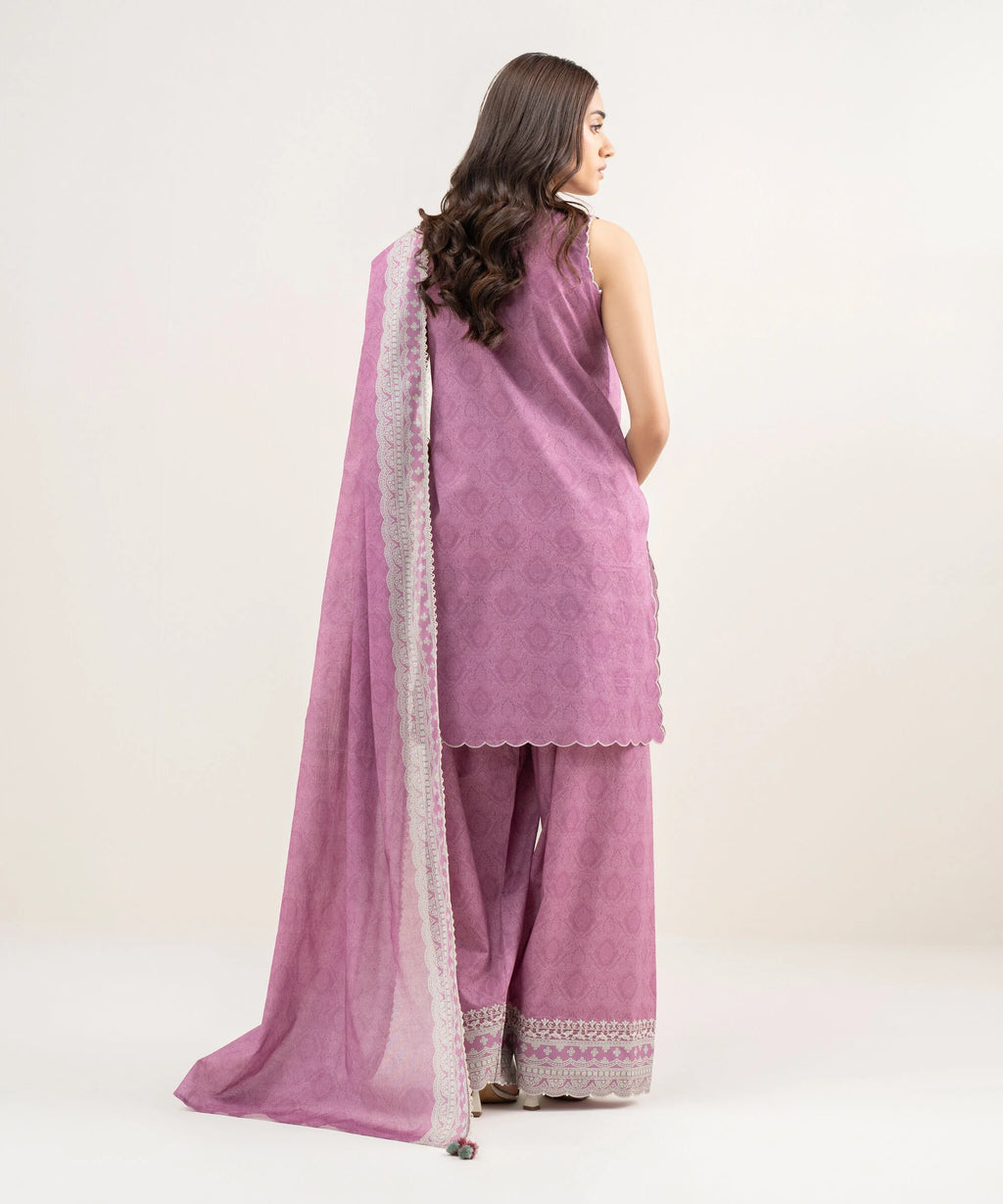 3 Piece - Embroidered Lawn Suit