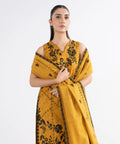 3 Piece - Embroidered Cotton Jacquard Suit