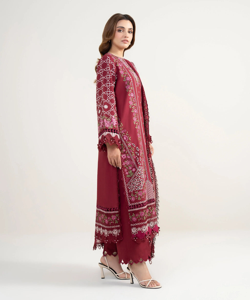 3 Piece - Embroidered Lawn Suit
