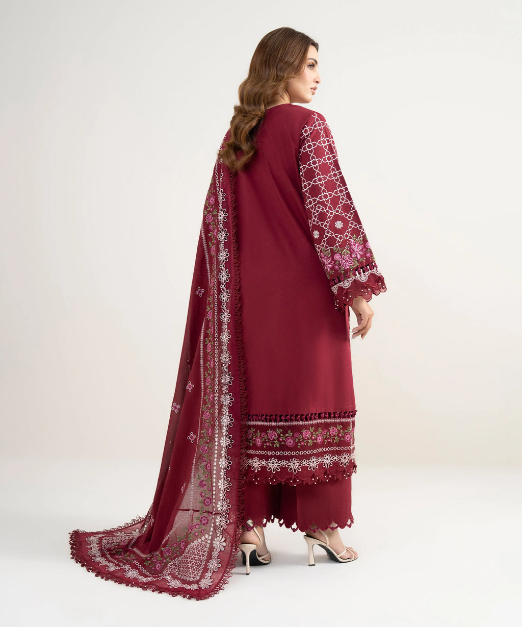 3 Piece - Embroidered Lawn Suit