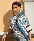 Square Print Satin Scarf