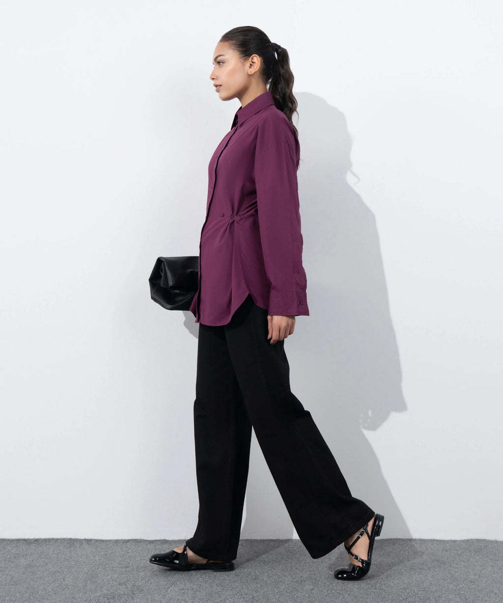 Cinched Waist Shirt