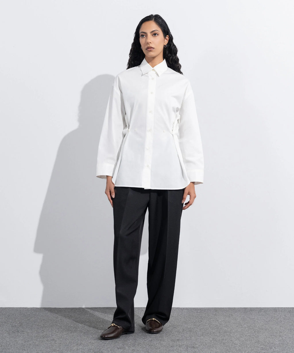 Cinched Waist Shirt
