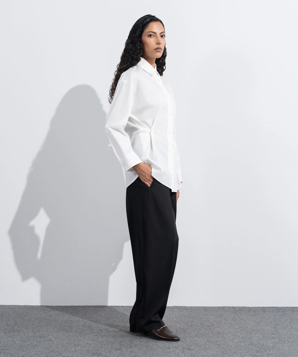 Cinched Waist Shirt