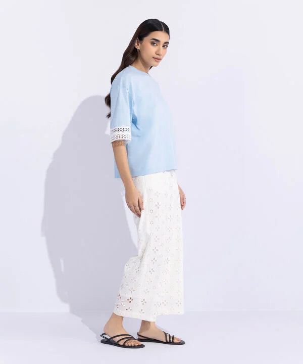 Lace Trim T-Shirt