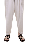 Off White Cotton Shalwar